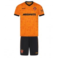 Stroje piłkarskie Wolves Koszulka Podstawowej dla dzieci 2026-27 Krótki Rękaw (+ szorty)